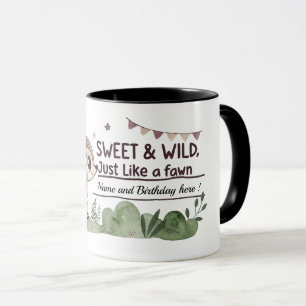 Tasse personnalisée pour l'anniversaire de filles