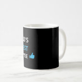 Tasse personnalisée pour l'employé le plus correct (Devant droit)