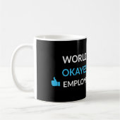Tasse personnalisée pour l'employé le plus correct (Gauche)