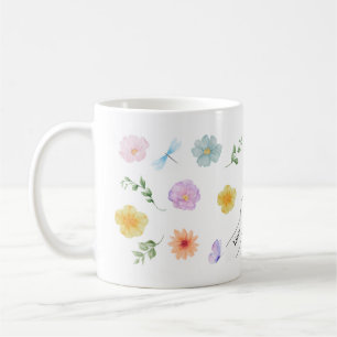 Tasse personnalisée pour maman avec empreintes de