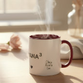 Tasse personnalisée pour maman avec les noms des e