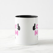 Tasse personnalisée pour maman de chat avec silhou (Centre)