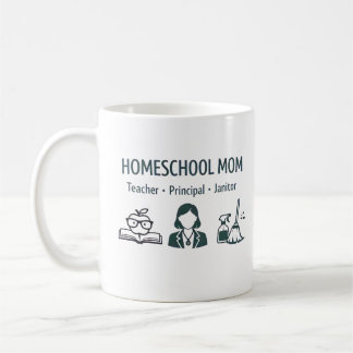 Tasse personnalisée pour maman qui fait l'école à