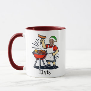Tasse personnalisée pour oncle chef BBQ - Cadeau d
