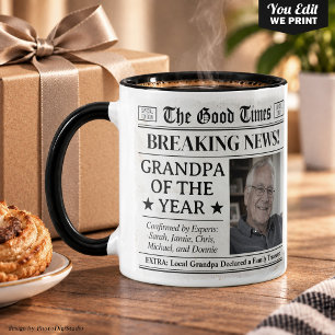 Tasse personnalisée pour Papy, Cadeau amusant de j