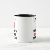 Tasse personnalisée pour un 79e anniversaire humor (Centre)