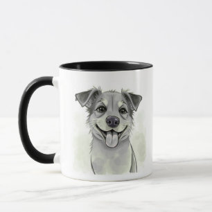 Tasse personnalisée simple avec photo de votre ani
