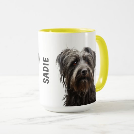 Tasse personnalisée Terrier de Skye (Devant droit)