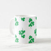 Tasse personnalisée trèfle de la Saint-Patrick (Devant gauche)