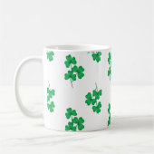Tasse personnalisée trèfle de la Saint-Patrick (Gauche)