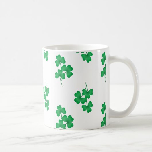Tasse personnalisée trèfle de la Saint-Patrick (Droite)