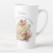 Tasse personnalisée. Un cadeau pour elle. Cupcake  (Droite)