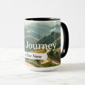 Tasse personnalisée Your Journey Path (Devant droit)