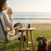 Tasse PET Browns ''Thé du matin avec mon labrador 