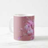 Tasse Pétales de Rose Poussiéreuse - Monogramme (Devant gauche)