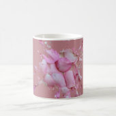 Tasse Pétales de Rose Poussiéreuse - Monogramme (Centre)
