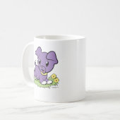 Tasse Petit Chiots Violet (Devant gauche)