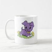 Tasse Petit Chiots Violet (Gauche)