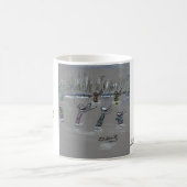Tasse Petit Pois patine à NY (Centre)