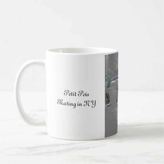 Tasse Petit Pois patine à NY (Gauche)