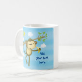 TASSE - petit singe effronté mignon fait sur (Devant gauche)