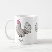 Tasse petite de coq de Sebright (Gauche)