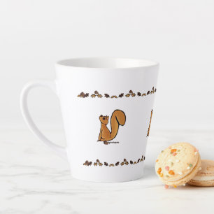 Tasse petite latte écureuil figdewdrop Gland & Feu