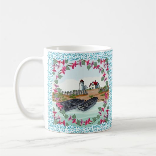 Tasse Phare du Cap Neddick Maine (Gauche)