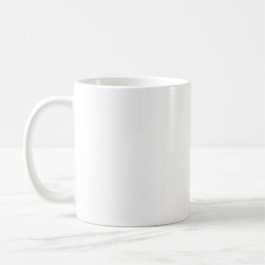 Tasse Phase de Lune de Noël - Blanc & Vert (Gauche)