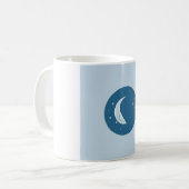 Tasse Phase de Lune de Noël - Glacé & Argent (Devant gauche)