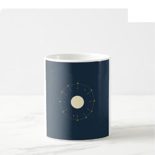 Tasse Phase Lunaire Céleste - Indigo & Or