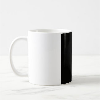 Tasse Phase Lunaire Minimaliste Plate - Noir Monoc