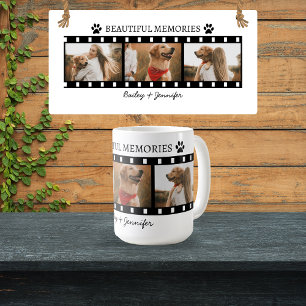 Tasse Photo avec Bande de Film de Maman Chien Cade