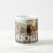 Tasse photo avec superposition de typographie mign (Centre)