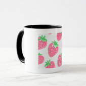 tasse photo de fraise (Devant gauche)