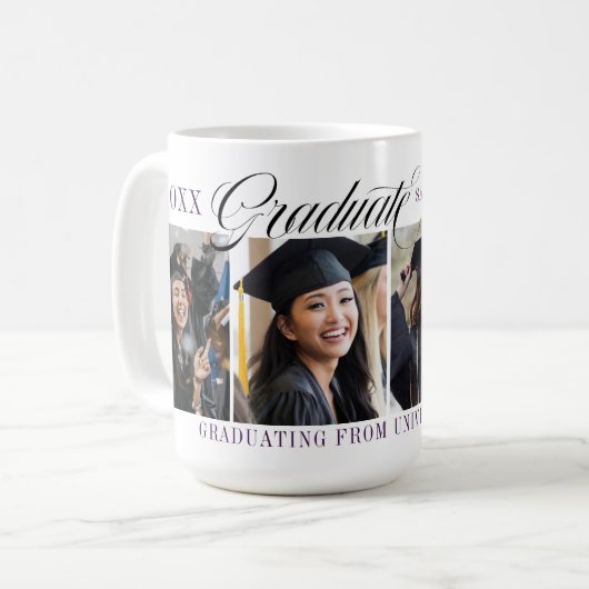 Tasse photo de remise de diplômes (Devant gauche)