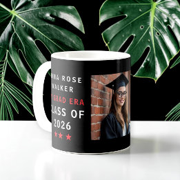 Tasse photo de remise de diplômes de la promotion