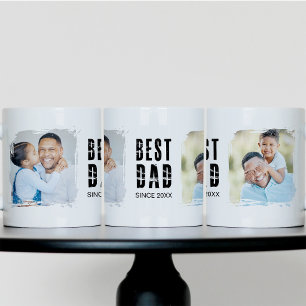 Tasse Photo Meilleur Papa Depuis 20xx