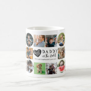 Tasse Photo Moderne Meilleur Papa du Monde