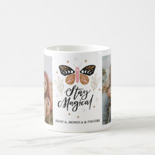 Tasse photo papillon "Restez Magique"