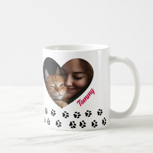 Tasse photo personnalisée   Empreintes de pattes e