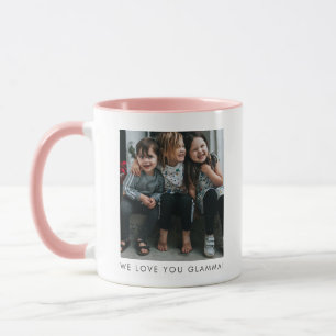 Tasse photo personnalisée Love You GLAMMA grand-mè