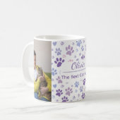 Tasse photo personnalisée Meilleure Maman de Chat  (Devant gauche)