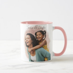 Tasse Photo Personnalisée pour Couple de Famille