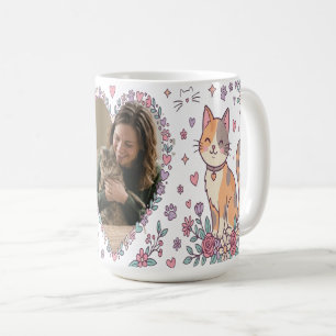 Tasse photo personnalisée pour maman de chat – Cad
