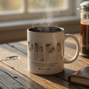 Tasse photo personnalisée pour Papa Meilleur Pap