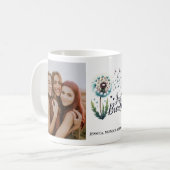 Tasse photo "Respirez simplement" Pissenlit (Devant gauche)