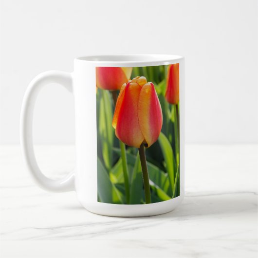 Tasse photo Tulipe Orange (Gauche)