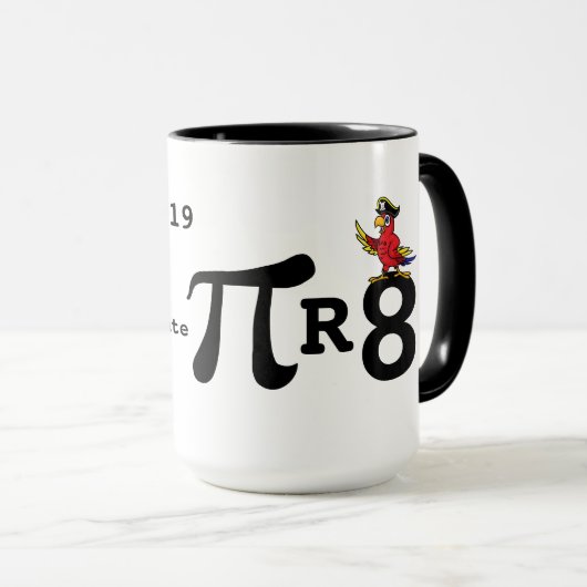 Tasse Pi de pirate intelligent (Devant droit)
