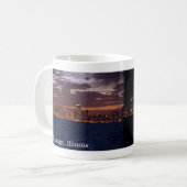 Tasse pict de Chicago Skyline 2 (Devant gauche)